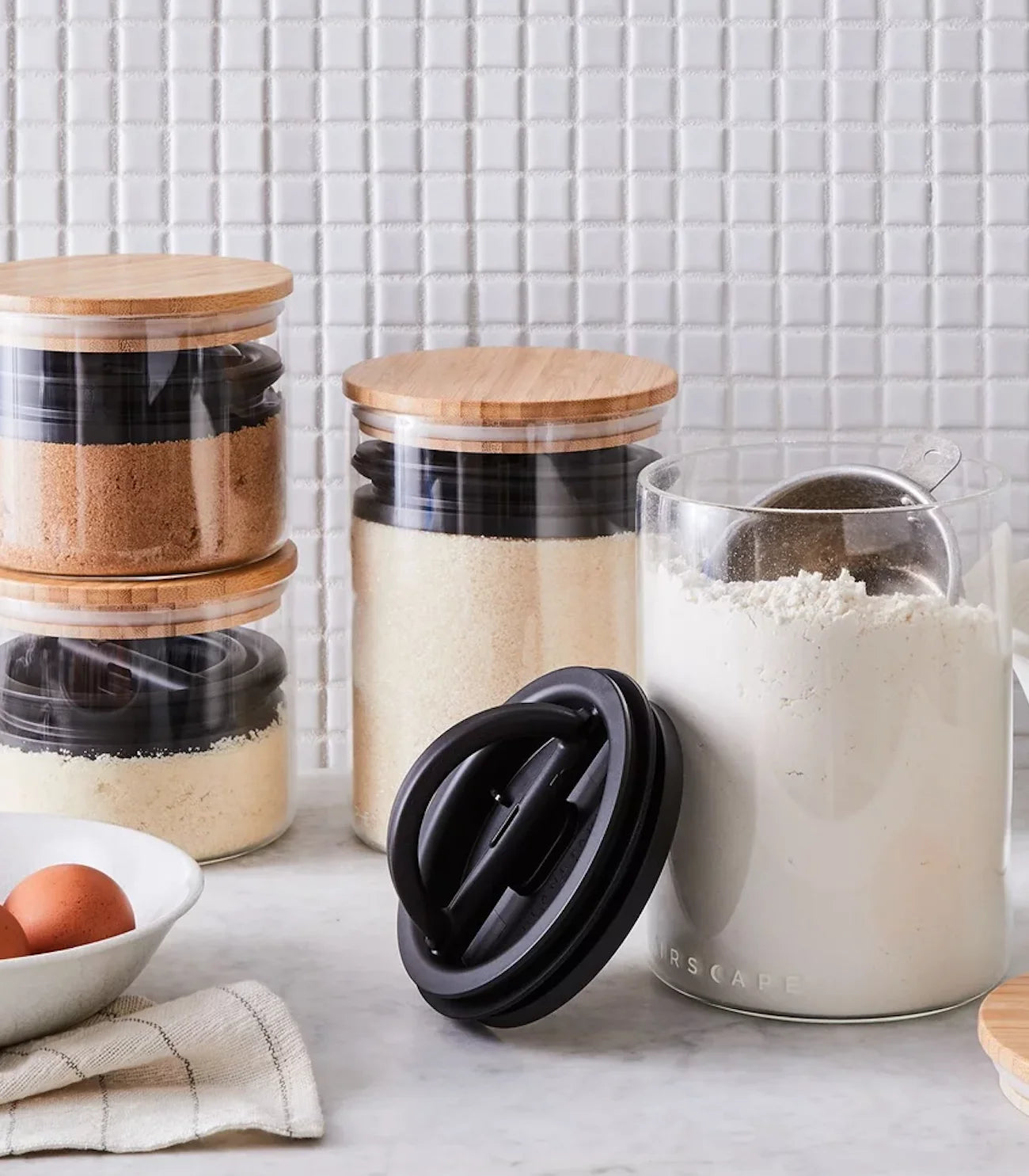 Airscape – Recipiente hermético de vidrio para café