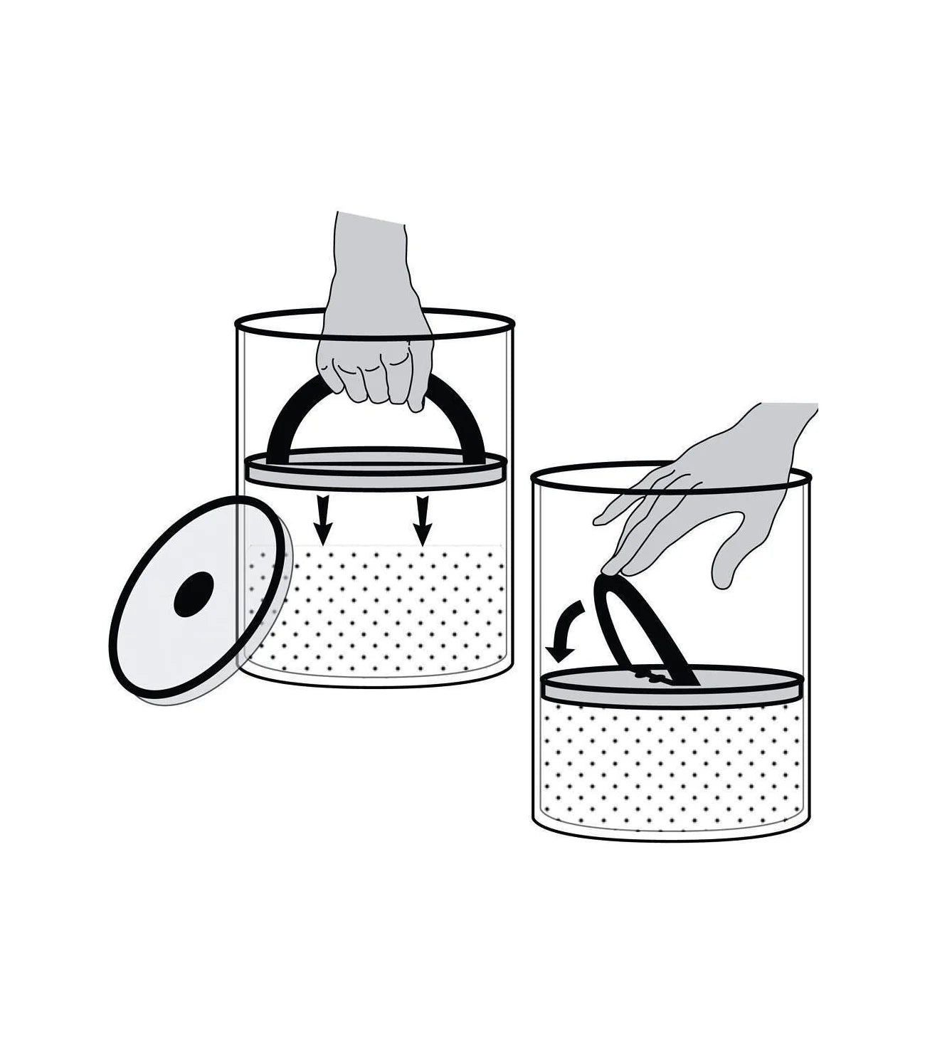 Airscape – Recipiente hermético de vidrio para café