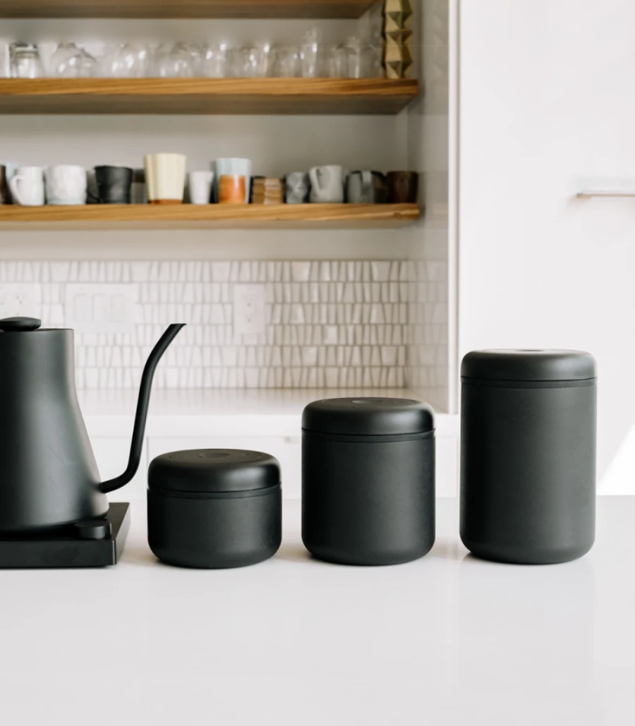 Atmos Fellow airtight coffee canister