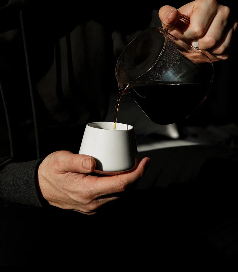 Graycano Cupcano Porcelain – Chávena de porcelana branca para café