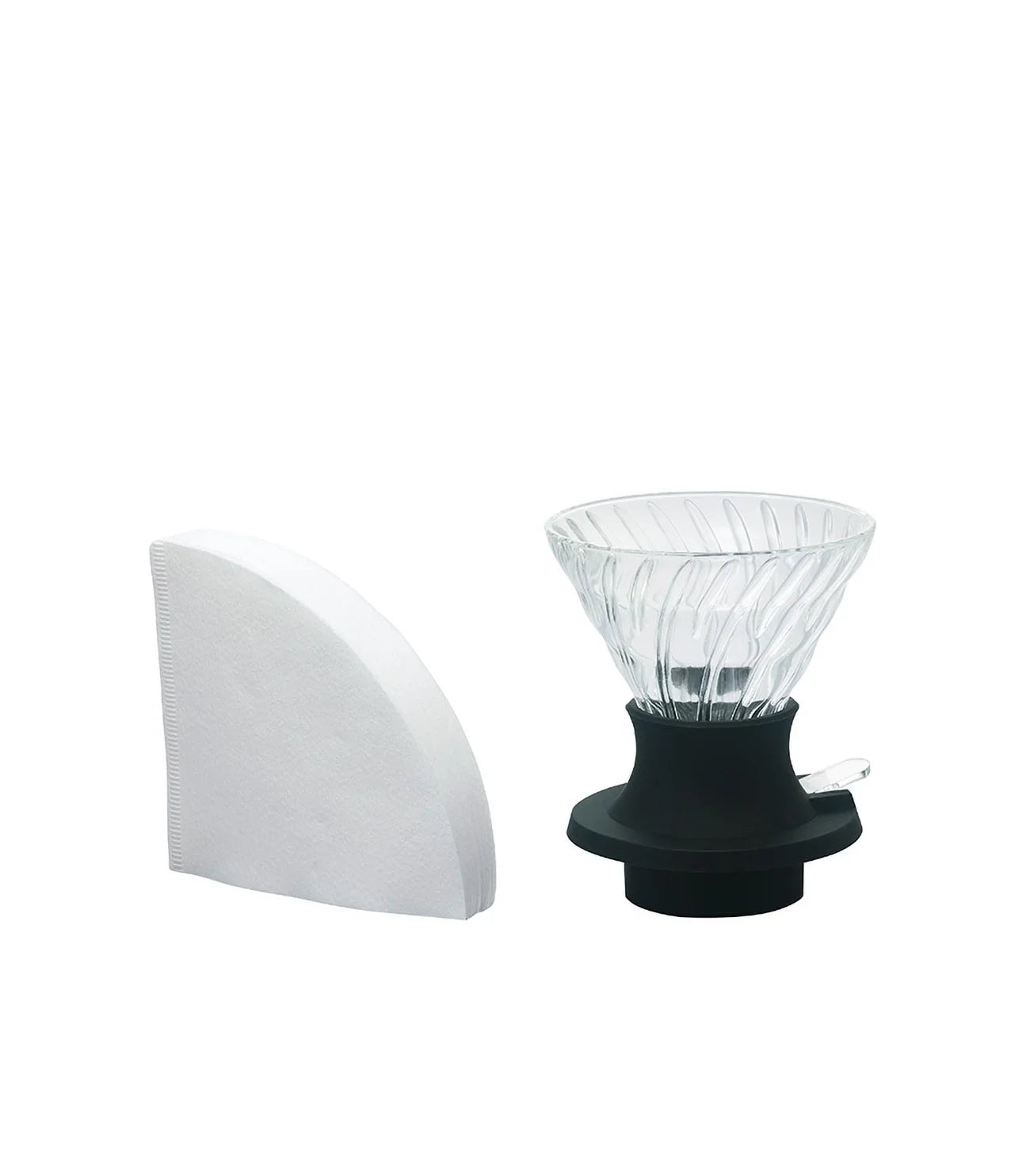 Hario V60 Switch 02 – Gotero de inmersión de vidrio (Black)