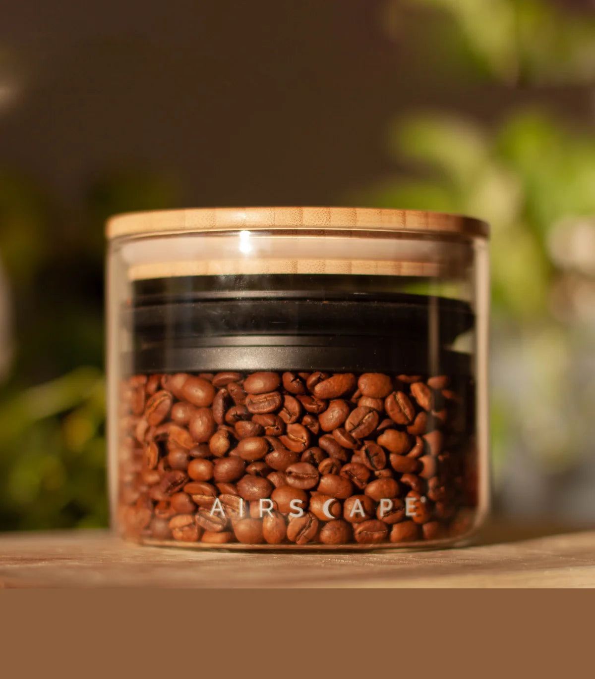 Airscape – Recipiente hermético de vidrio para café