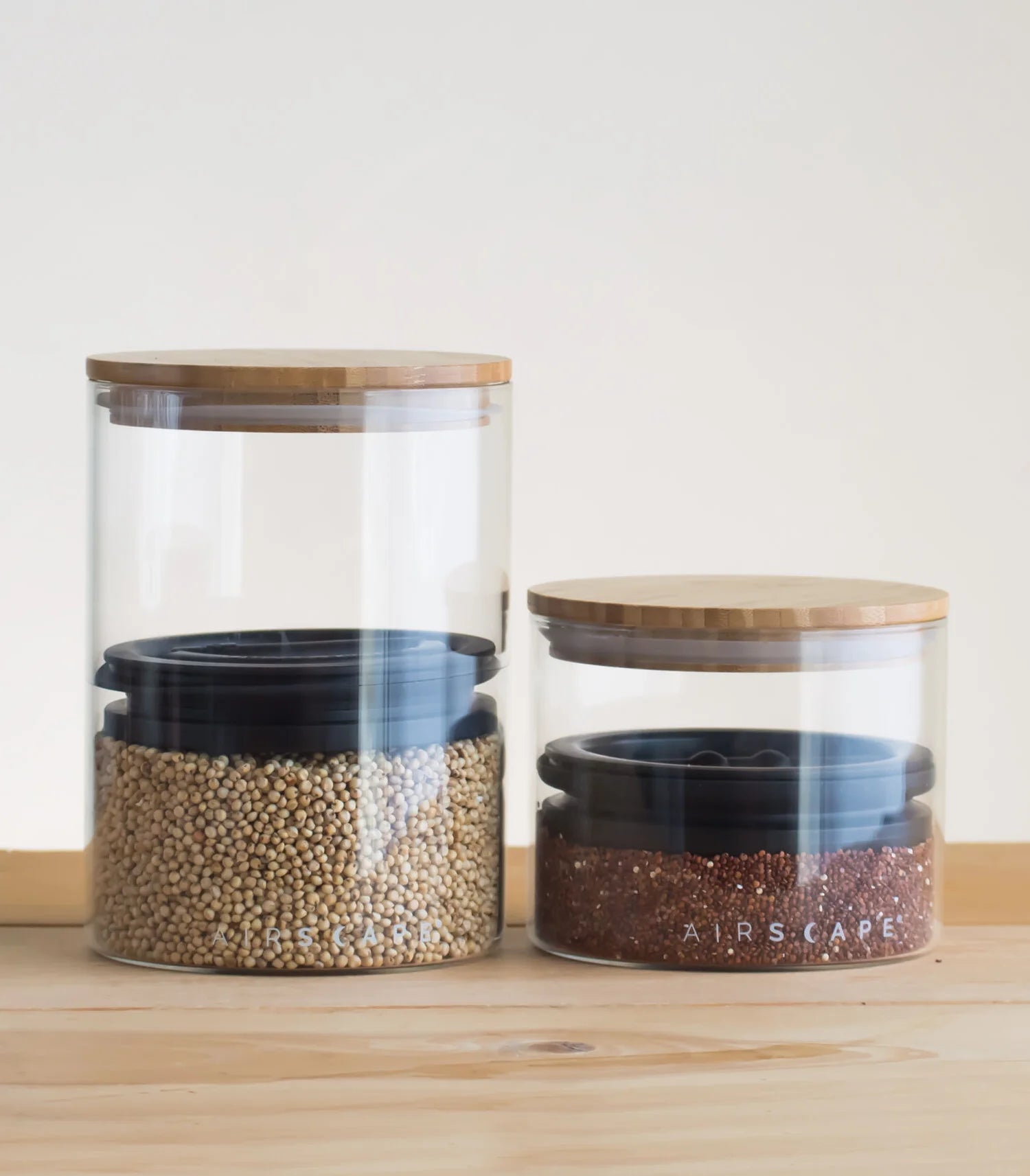Airscape – Recipiente hermético de vidrio para café