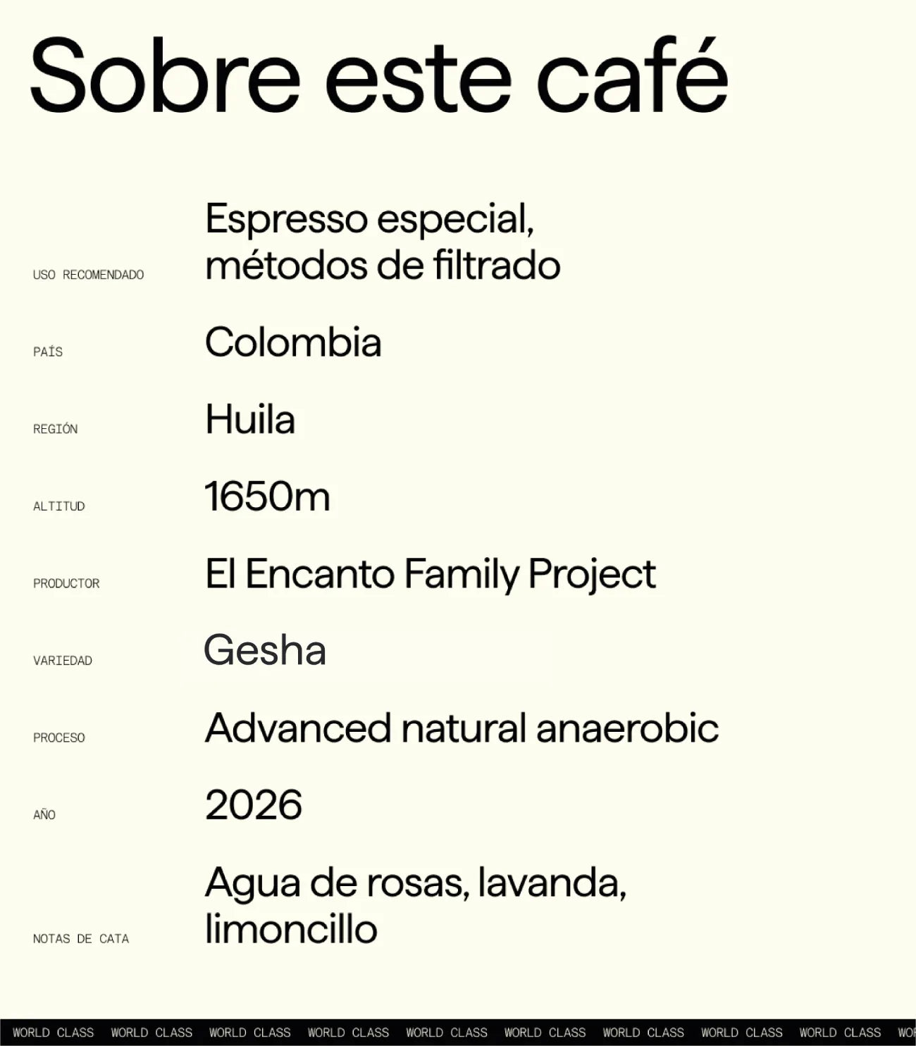 El Encanto Gesha