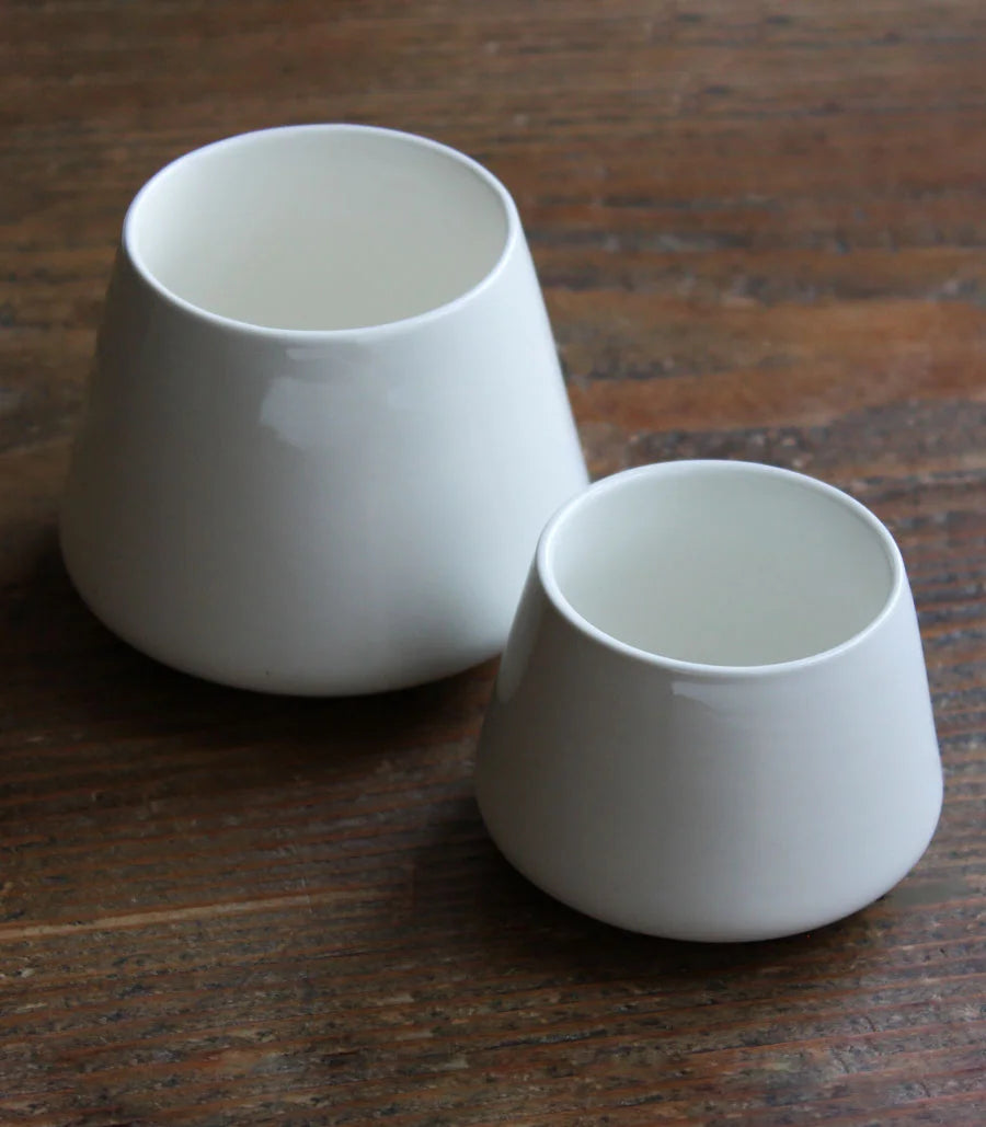 Graycano Cupcano Porcelain – Chávena de porcelana branca para café