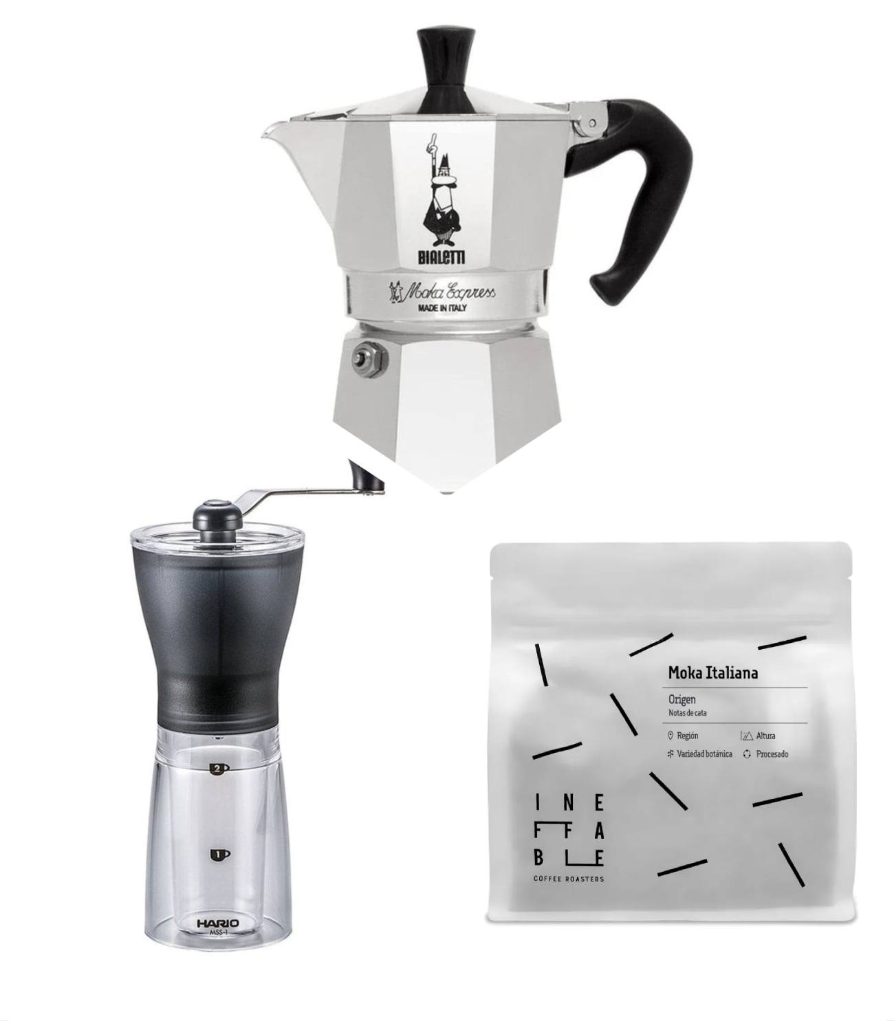 Pack Iniciación Moka Italiana