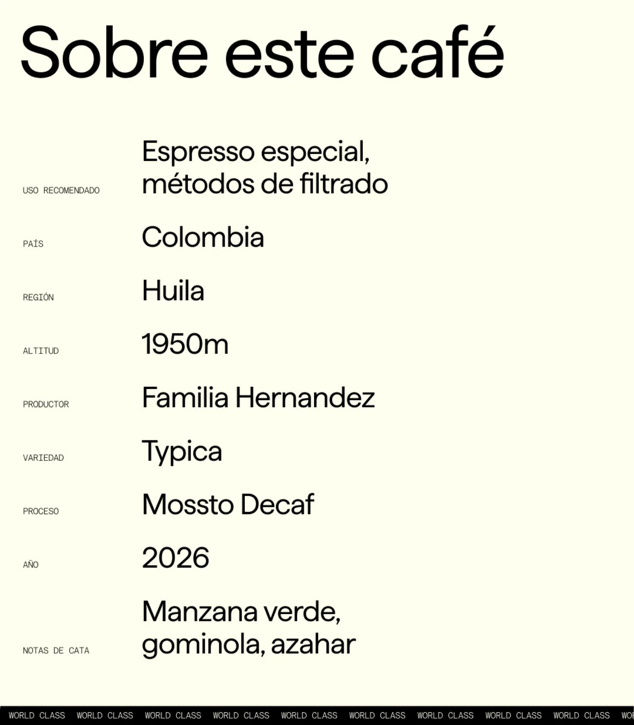 Typica Mossto Decaf
